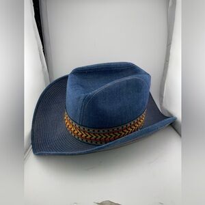 Resistol 70s Stagecoach Self-Conforming Denim Cowboy Hat Size 7 1/4​​​